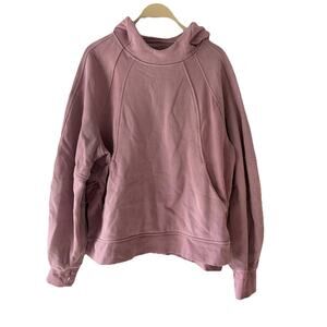 NWT lululemon Scuba Oversized Side Split Pullover Size Med / Large Rose Blush